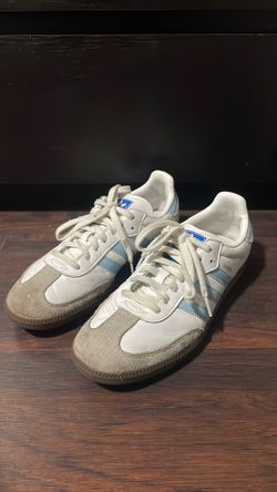 Baby Blue Men’s Adidas Sambas