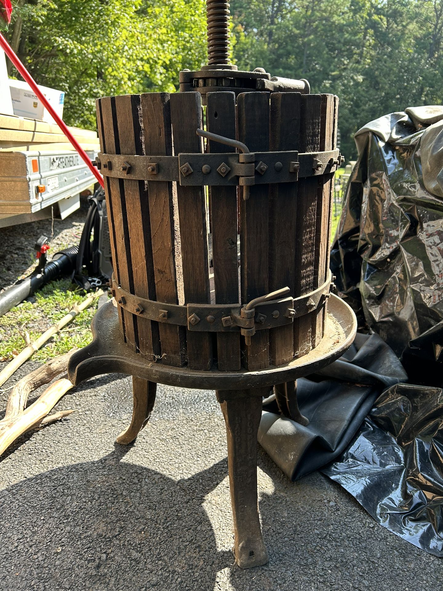 Vintage Wine fruit press