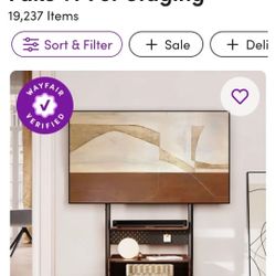 $10 each Fake prop tv television home staging theater stage prop 50' or 42"