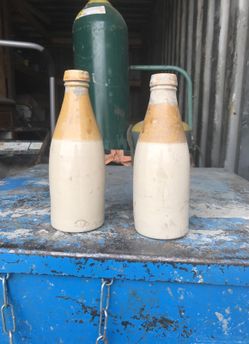 Antique bottles from the early 1900s