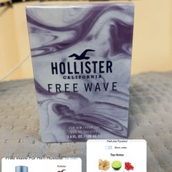 Hollister Free Wave Eau de Toilette for Men – 3.4 oz
