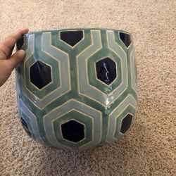 Blue Large Pot