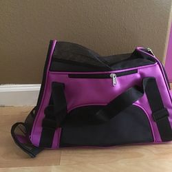 Small, purple Pet Carrier 