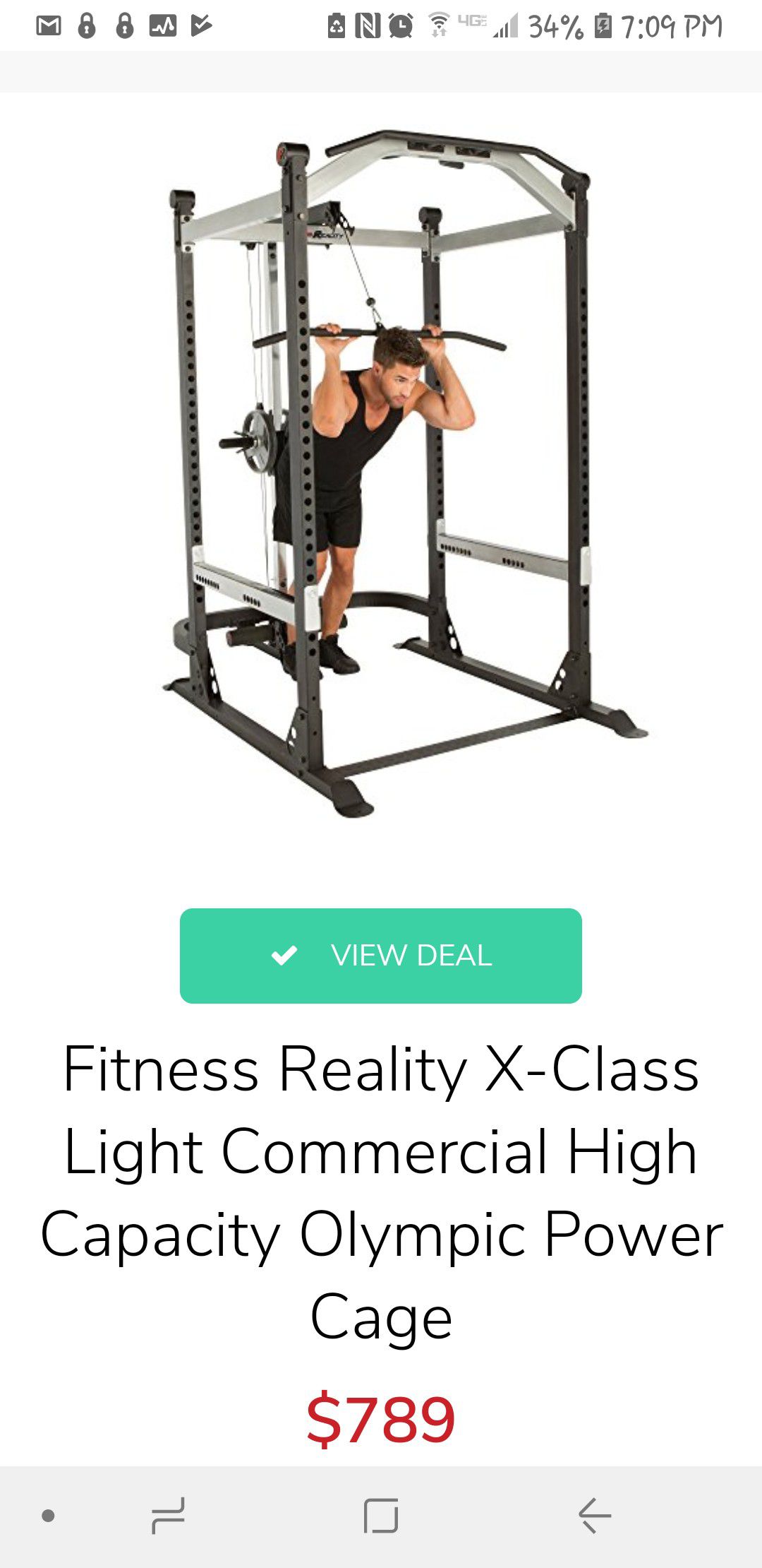 Fitness Reality X-Class Light Commercial High Capacity Olympic
