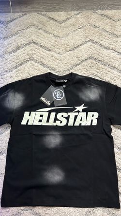 Hellstar Black Graphic T-Shirt with Tags Size Medium