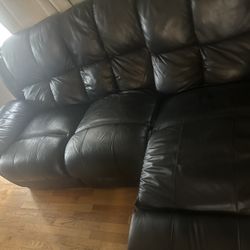 Leather Couch Set 