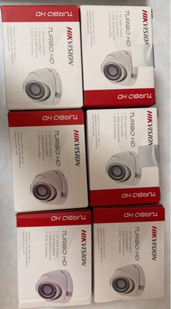 Hikvision Turbo HD Dome Cameras – Lot of 6