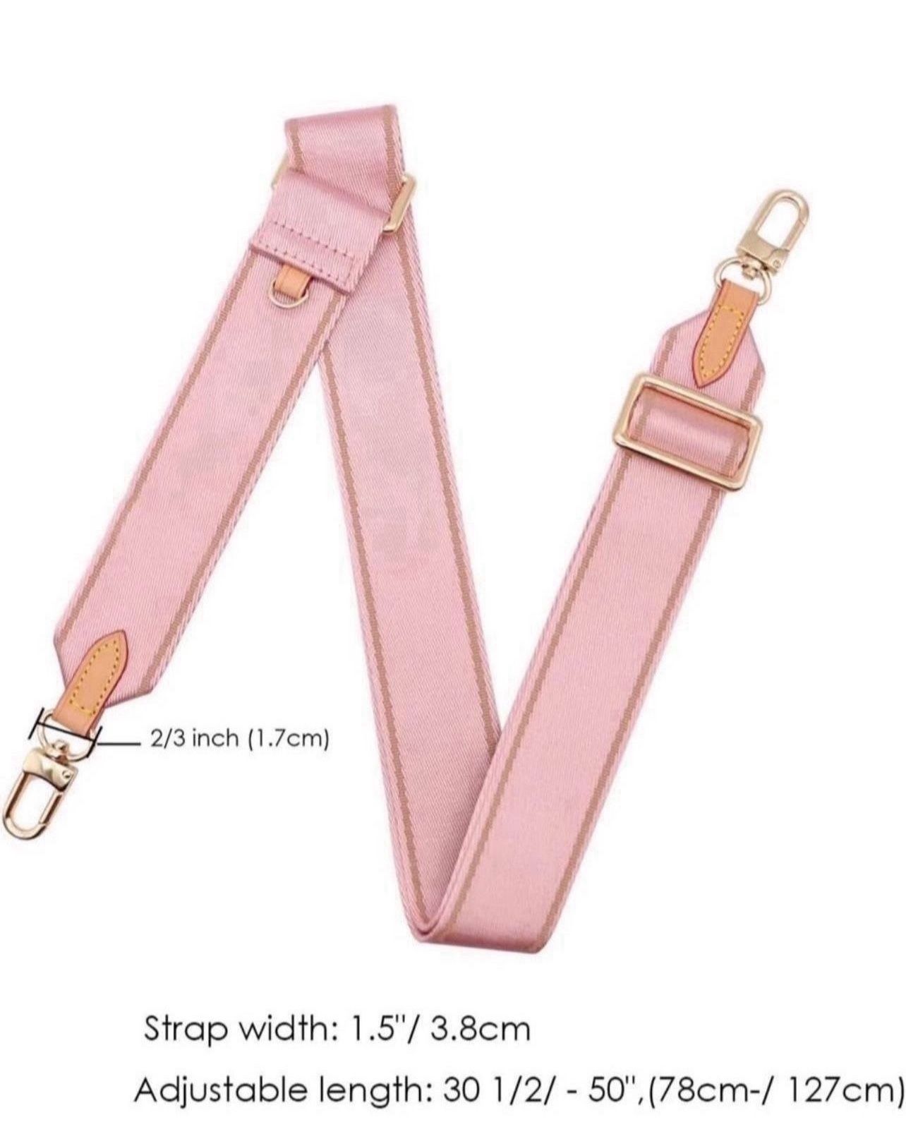 Canvas bag strap accessories  PINK