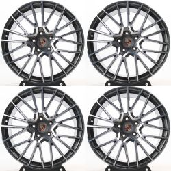 21" Staggered Porsche Cayenne Panamera Wheels Rims Set of 4 21x9.5 21x11 5x130