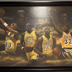 “Legends” Lakers Framed Print