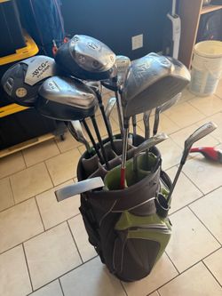 Mixed Golf Club Set with Bags