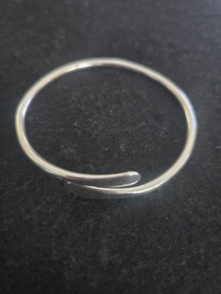 925 Sterling Silver Wrap Bangle