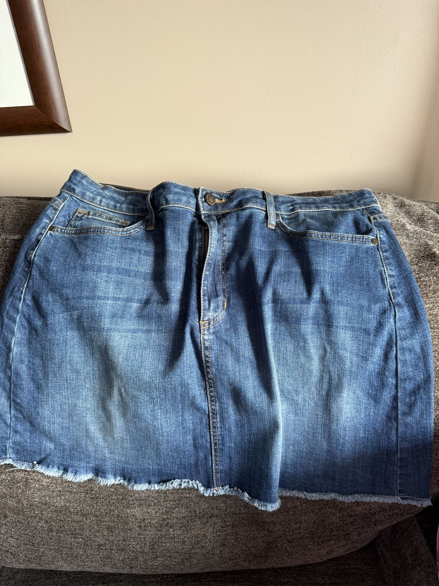 Demin Mini Skirt Women’s EUC
