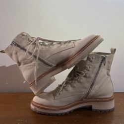 DOLCE VITA Whitney Lace-up Boot In Sandstone Woman’s Size 10 Made In China