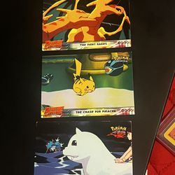 1998 Vintage First Edition Topps Pokemon: Pikachu, Charizard, Dewgong