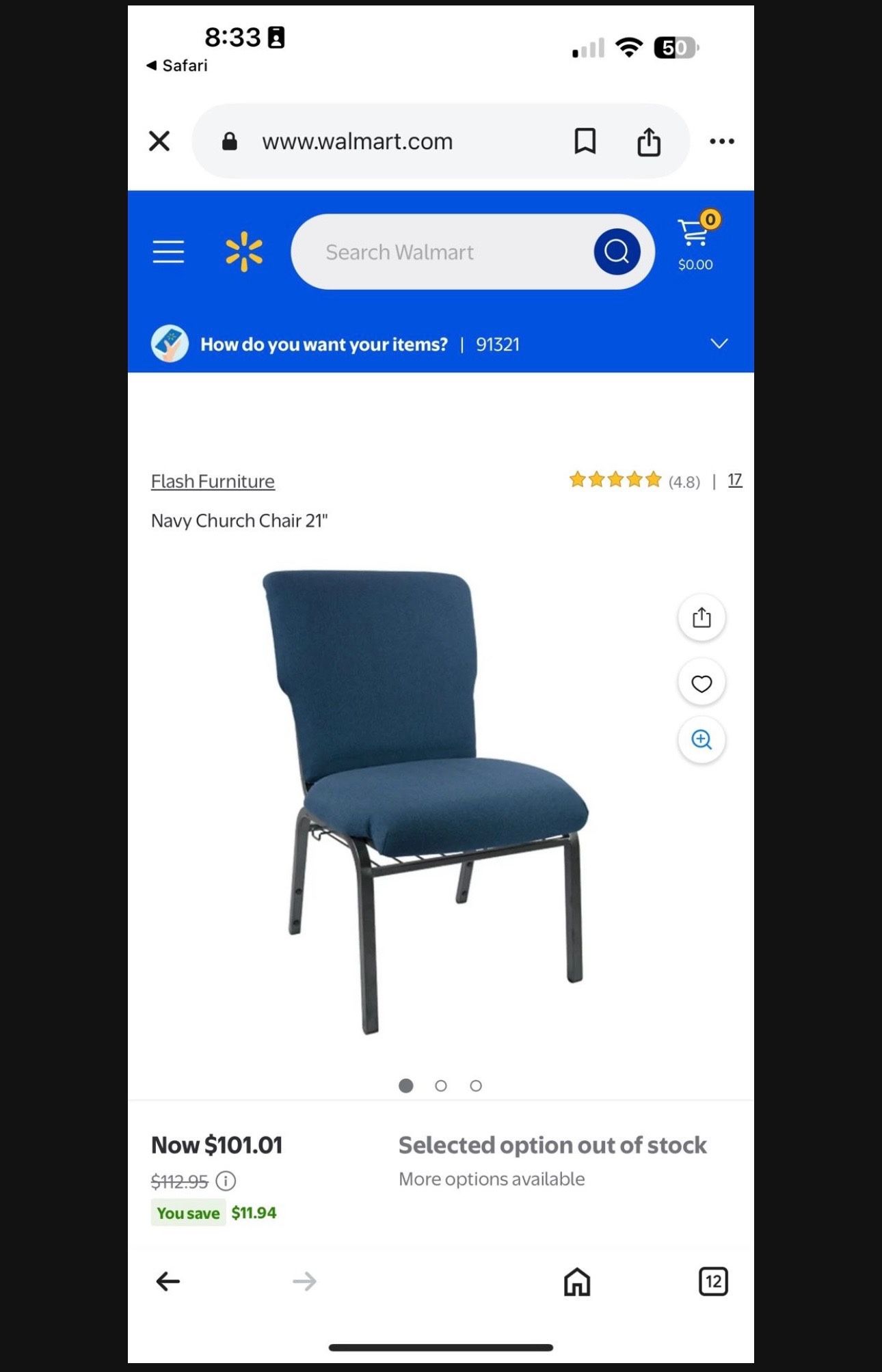 Event/church/meeting Hall Chairs 100 Quantity