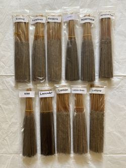 FRESH MADE INCENSE *LETTERS E-L, MANY MORE SCENTS ON MY PAGE*