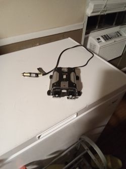 Car Adapter plug 2 plugs.
You can plug up TV in car laptop in a car. Game system and car.