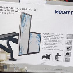 Double And Single Monitor Mount