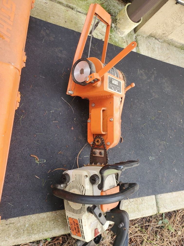 Lewis winch and stihl saw for Sale in Salem, OR OfferUp