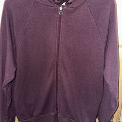 Maroon Victoria Secret Small Zip Up