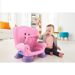Fisher price laugh and sales learn smart stages chair pink