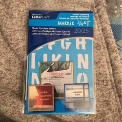 Brand New Letter Stencils