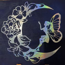 Decor -  Fairy, Moon, Flowers