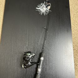 Mini kayak fishing pole