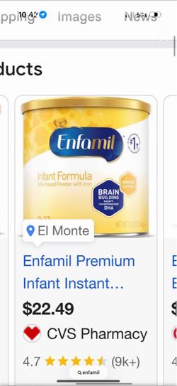 Yellow enfamil