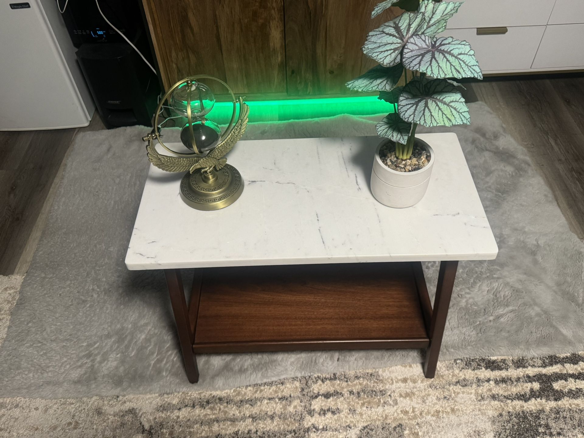 Pottery Barn Marble End Table