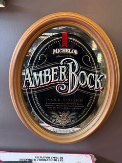 Michelob AmberBock mirror sign