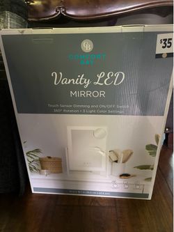 Vanity LED mirror