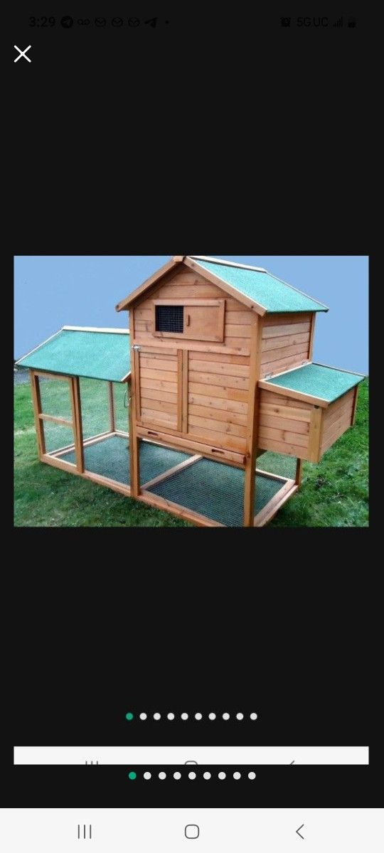 CHICKEN COOP - RABBIT BUNNY HUTCH