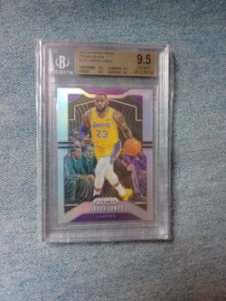 Basketball Card LeBron James Panini Prizm Prizms Silver #129
