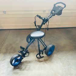 Golf Push Cart with Seat