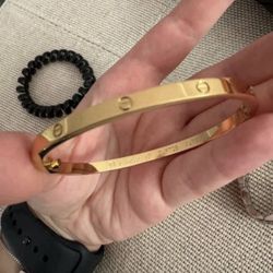 Cartier Small love yellow gold bracelet, size 17