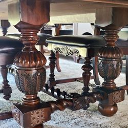 Dining Table w/ 6 Chairs...Solid, Solid Wood!