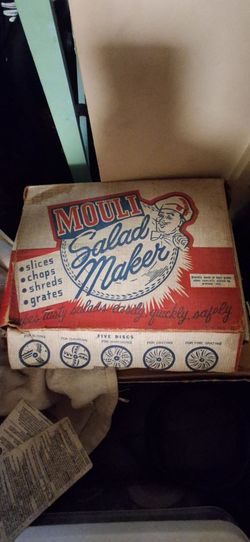 Mouli Salad Maker with Five Discs
