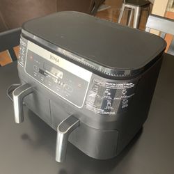 Ninja Duel Air Fryer / Air Fries, Bakes, Roasts, Dehydrates - EC!