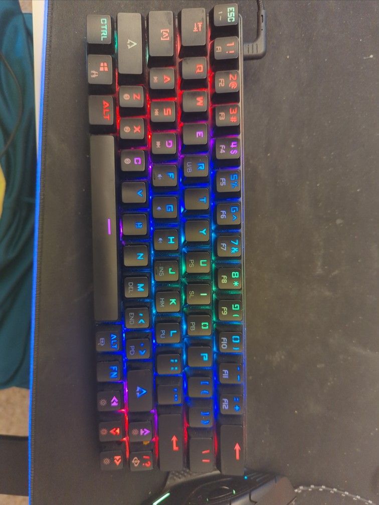 60% Mechanical Gaming Keyboard Wireless And Wired 