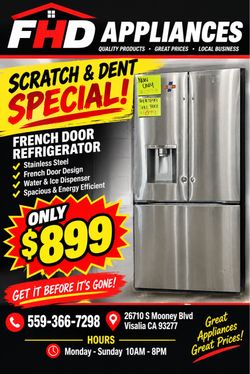 French door refrigerator on sale