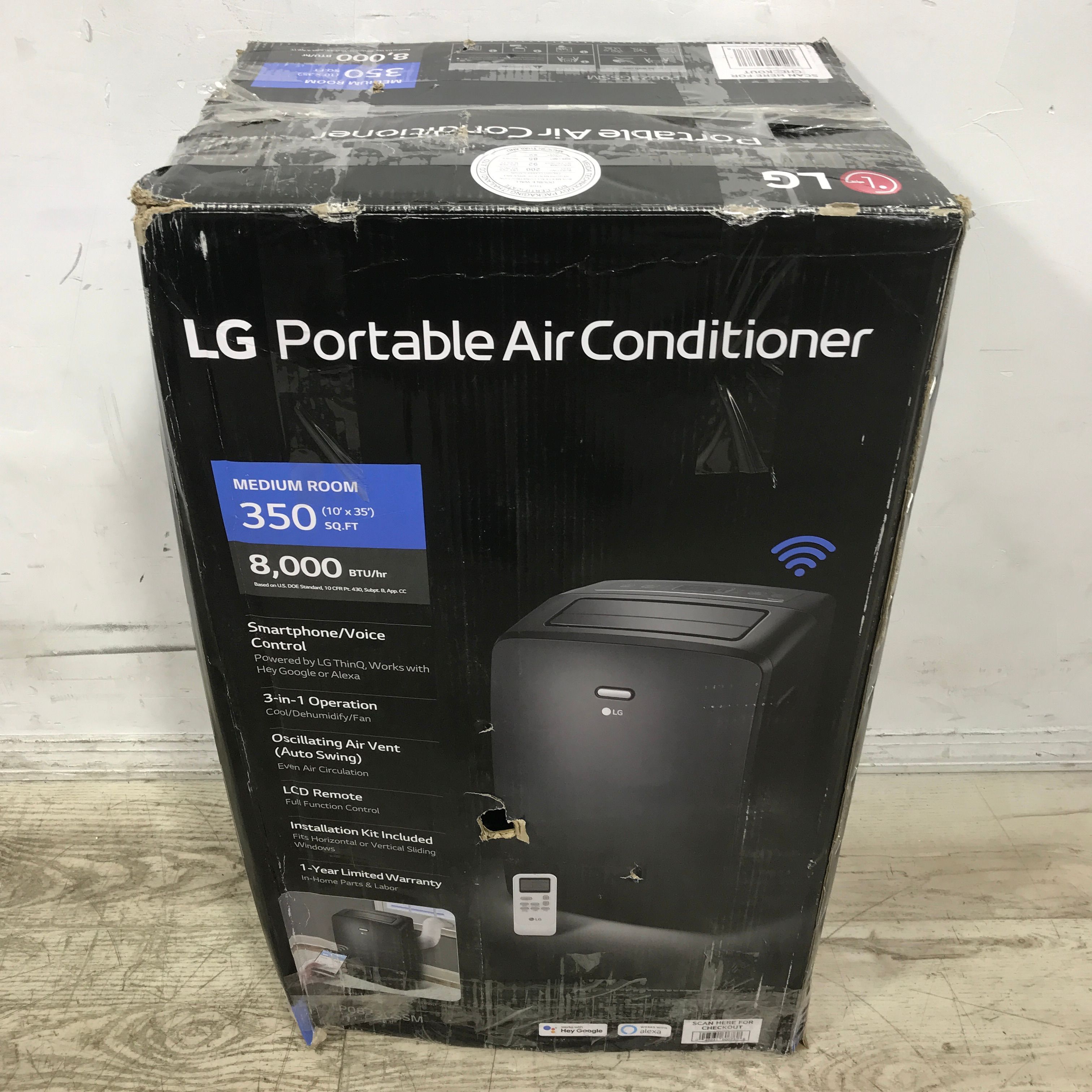 LG 8K BTU Smart Portable Air Conditioner