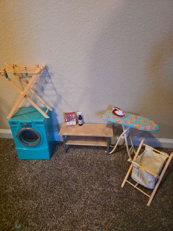 Our Generation 18" doll laundry set