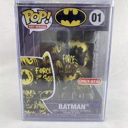Funko Pop! Batman Black/Yellow  #01 DC Art Series Target Exclusive