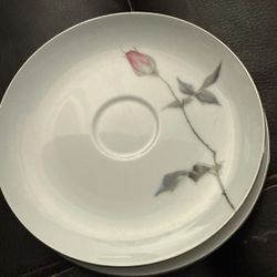 Sango Rose tea 6 Inch Saucer Plates 