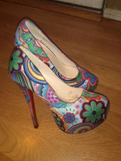 Multy color heels