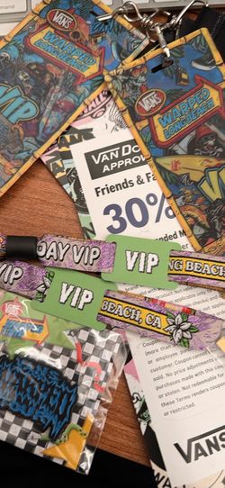 TWO weekend Warped Tour VIP packages