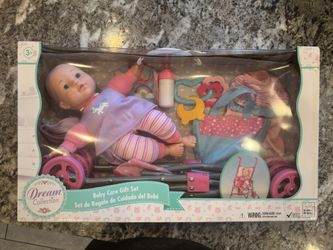 Baby and Stroller Play Set Toy 