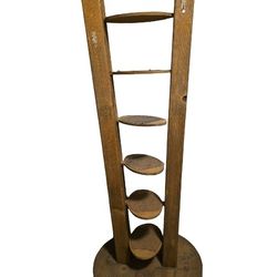 Wood & Metal Shoe Display 